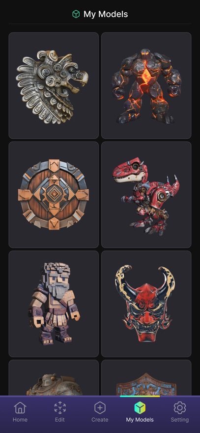 Tripo AI官方入口(3d建模)截图0