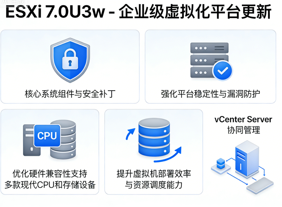 ESXi 7.0U3w�ٷ��������ʲô ESXi 7.0U3w�ٷ��������ΰ�װ