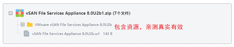vSAN File Services Appliance vSAN File Services Appliance