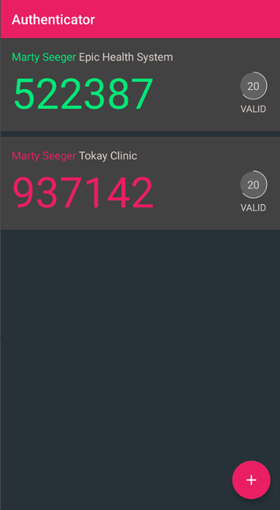 Epic Games Authenticator