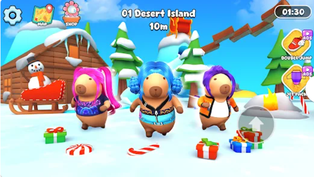 ����ģ�����ܿ���Ϸ(Only Capybara Parkour Up)