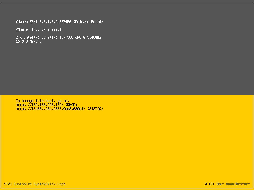 VMware ESXi 9.0.1.0中文版集成网卡驱动和NVMe驱动&macOS Unlocker截图11
