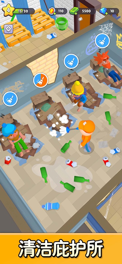 旅社大改造乞丐人生经营模拟器(Flop House)截图2