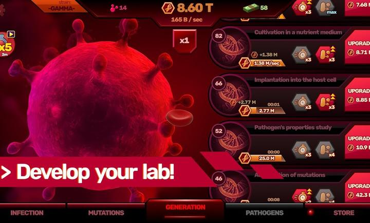 零号病人病毒模拟器截图