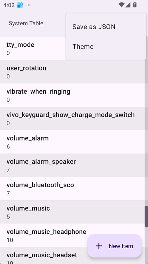 Settings Database Editor��ͼ