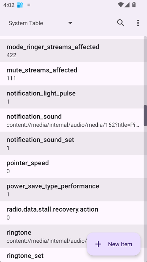 Settings Database Editor��ͼ