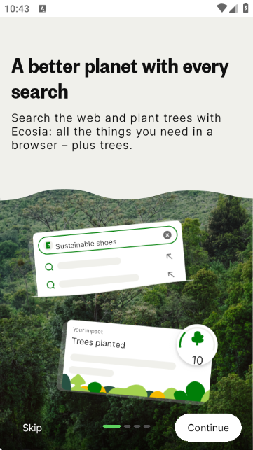 Ecosia���������������ͼ