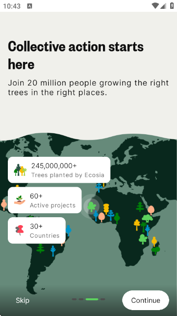 Ecosia���������������ͼ