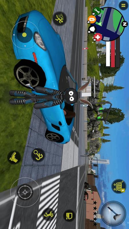 火柴人城市绳索英雄游戏截图