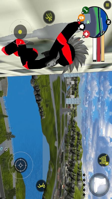 火柴人城市绳索英雄游戏截图