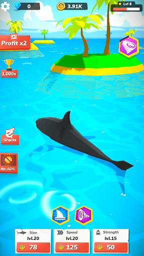 ؝Դo޽şo@ʯ(Idle Shark)؈D
