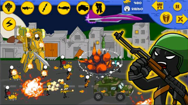 ˬF(xin)ȫ(zhn)(Stickman War Simulator Modern)؈D