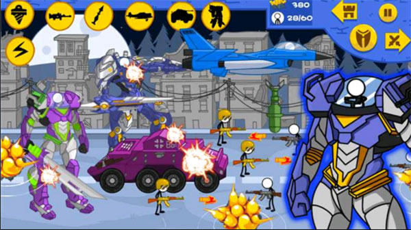 ˬF(xin)ȫ(zhn)(Stickman War Simulator Modern)؈D