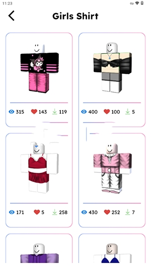 Skins for Roblox Clothesskins for roblox_(l)˼Ƥw݋؈D