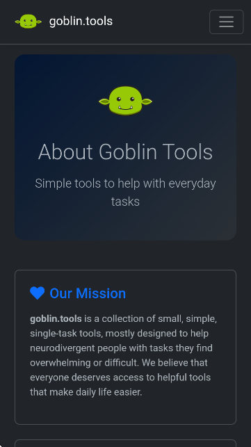 Goblin ToolsZDQAPPİ