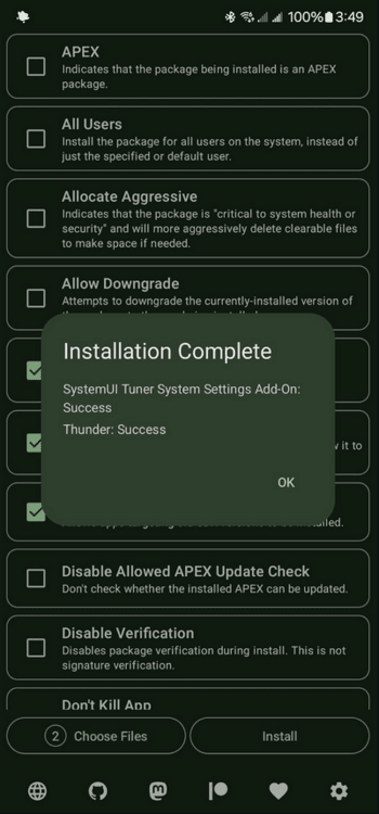 Install with Optionsܛ؈D