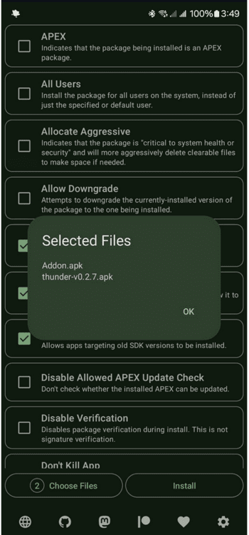 Install with Optionsܛ؈D