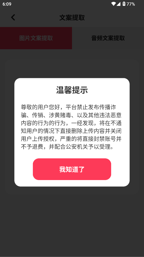 小红违禁词查询软件截图