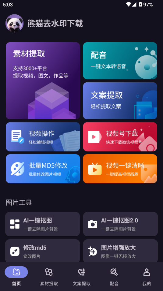 熊猫去水印截图