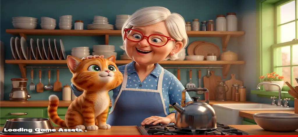 ���̺�è(Granny With Cat)