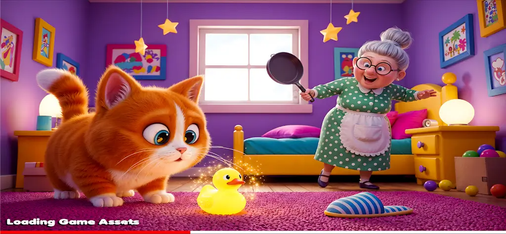 ���̺�è(Granny With Cat)