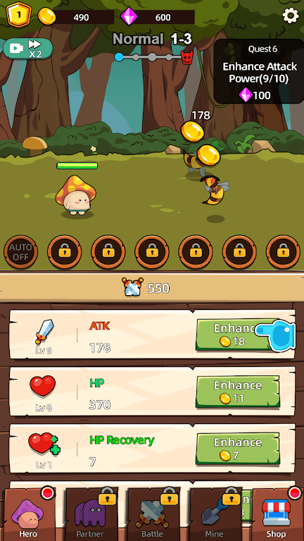 Ģ������ʷʫð��(Mushroom Go)