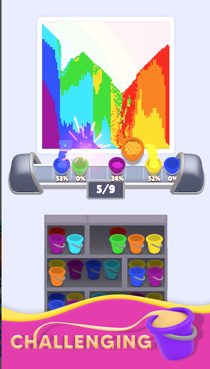 沙画冲刺游戏(Sand Dash)截图