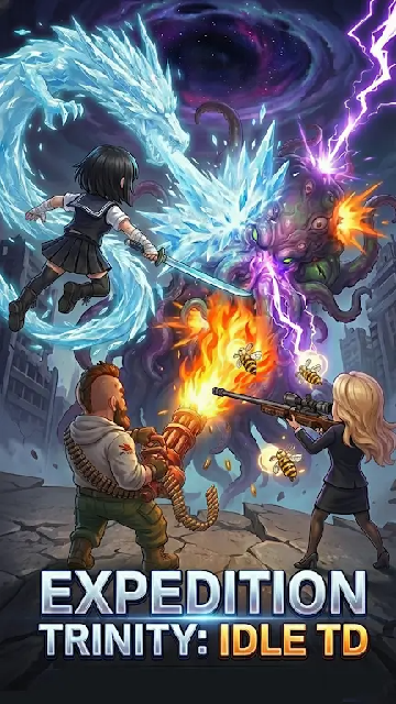 远征三位一体空闲(Expedition Trinity Idle TD)截图