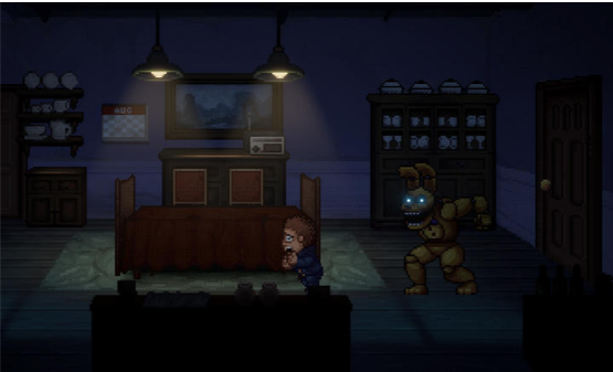 ����ܵ���ҹ�󹬽�����Ԩ�ֻ���(FNaF Into the Pit)��ͼ