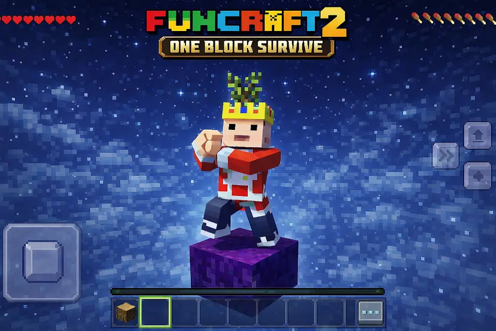 趣玩沙盒单方块生存游戏(FUNCRAFT)截图