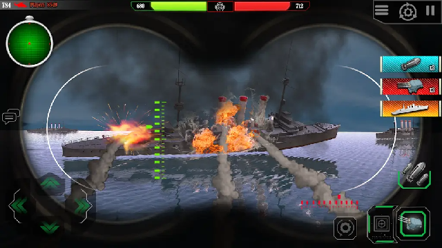 �������ս��PVP��Ϸ(Boat Shooting Warship PvP)��ͼ