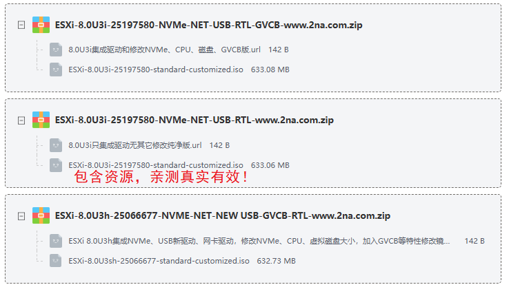 VMware ESXi 8.0U3i����Realtek�з�W(w��ng)����USB�����з�W(w��ng)����NVMe���R���