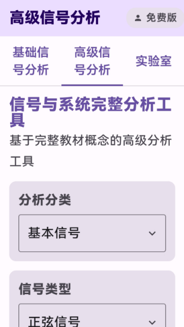 信号与系统可视化学习软件 信号与系统可视化学习软件