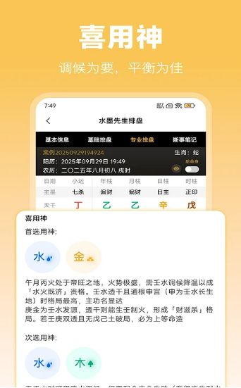 水墨先生八字排盘软件截图1