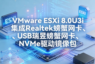 VMware ESXi 8.0U3i����Realtek�з�W(w��ng)����USB�����з�W(w��ng)����NVMe�(q��)��(d��ng)�R���8.0U3i-25205845 ���İ�