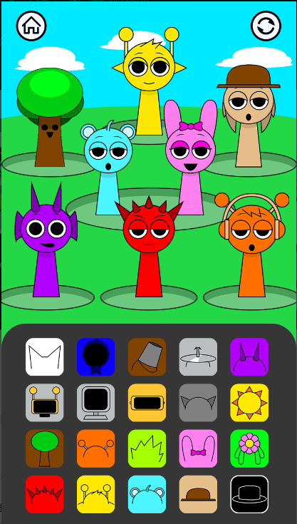 Sprunki Beat模组节奏盒子截图