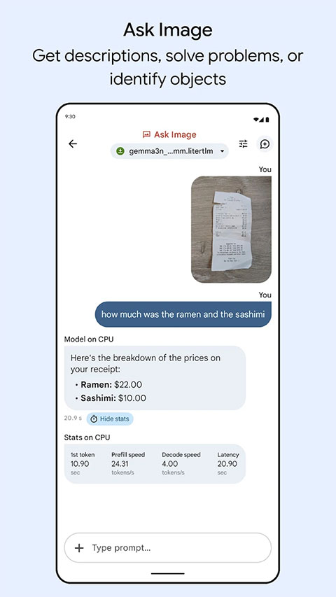 GoogleAIEdgeGallery截图