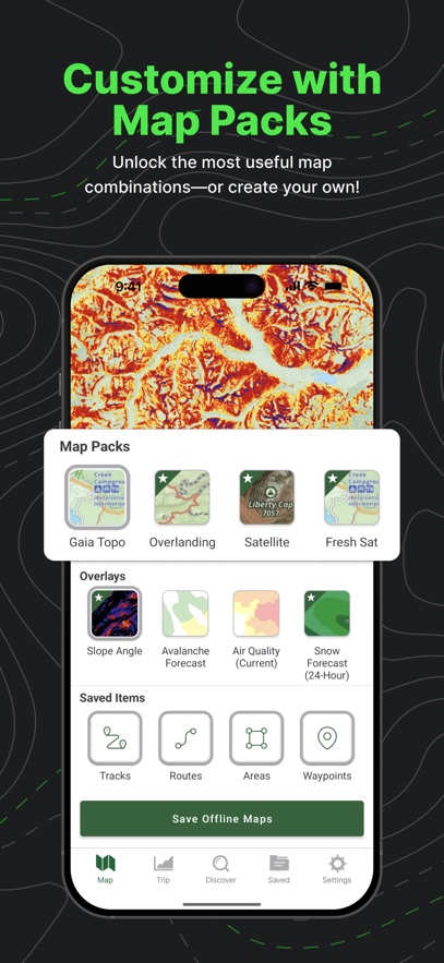 盖亚GPS中文版(Gaia GPS)截图