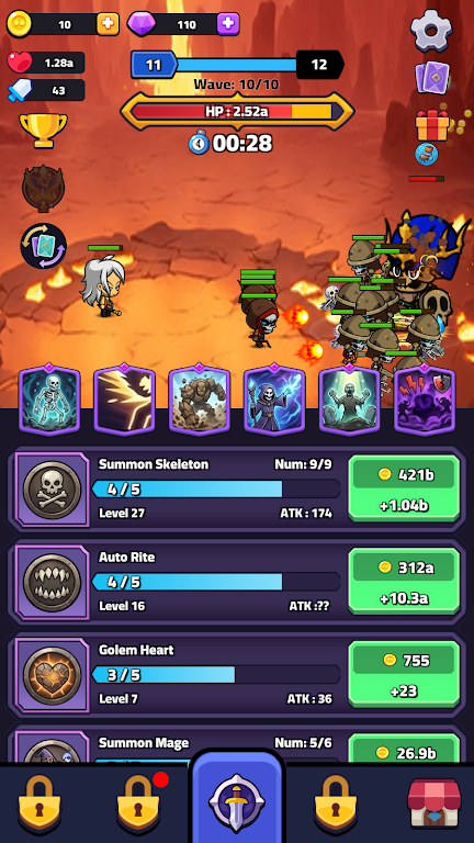 ���T���`����RPG(Boneforge Necro Idle RPG)