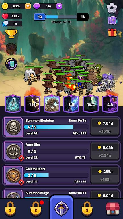 ���T���`����RPG(Boneforge Necro Idle RPG)