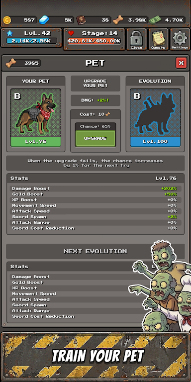 �����Ҵ��߽�ʬ֮����Ϸ(Idle Survivor Zombie Land)