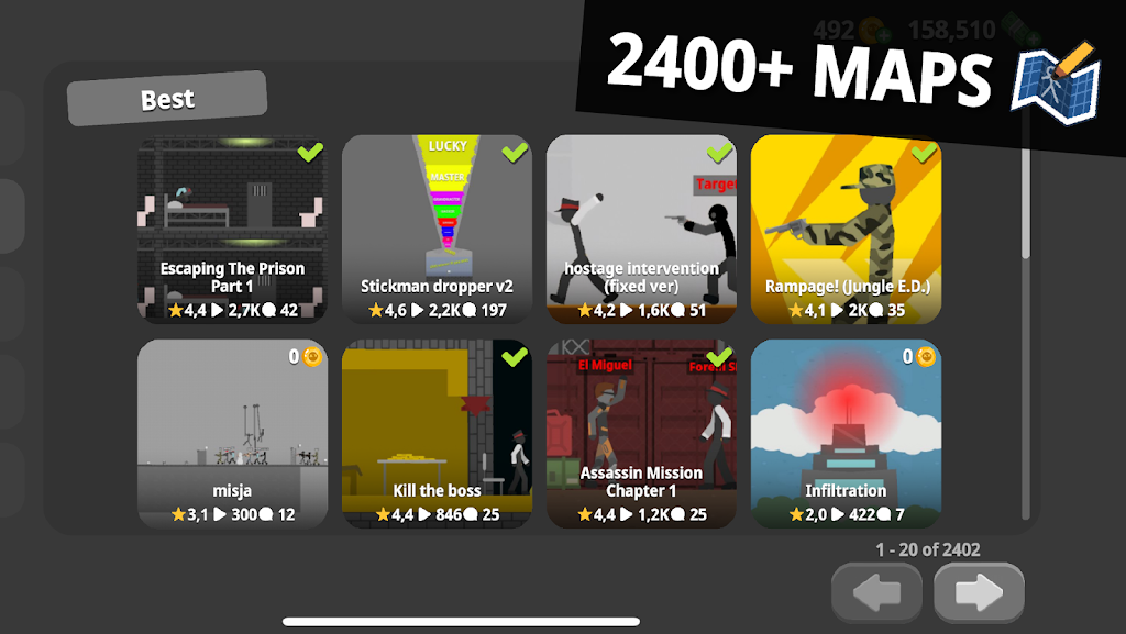 棍状盒子布娃娃游乐场去广告版(StickBox)截图