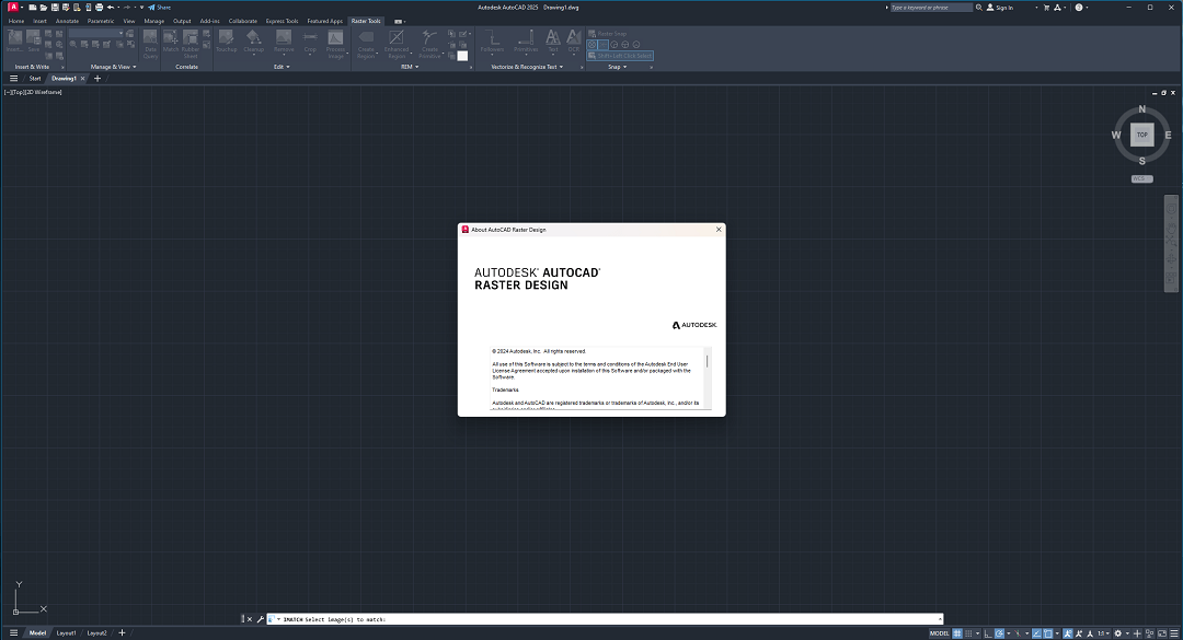 AutoCAD Raster Design 2026破解版截图1