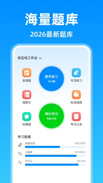 电工考试题目大全截图