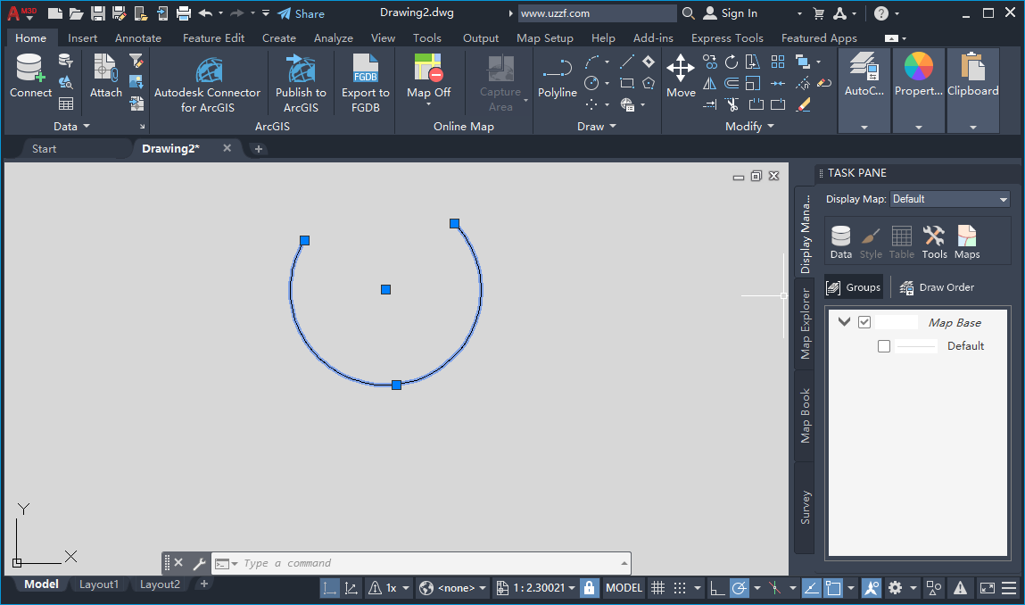 AutoCAD Map 3D 2022�����ƽ���ͼ0