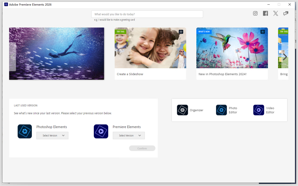 Adobe Premiere Elements 2026破解版截图0