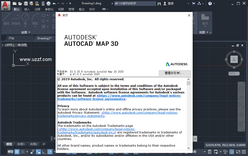 AutoCAD Map 3D 2020���Ľ������ͼ3