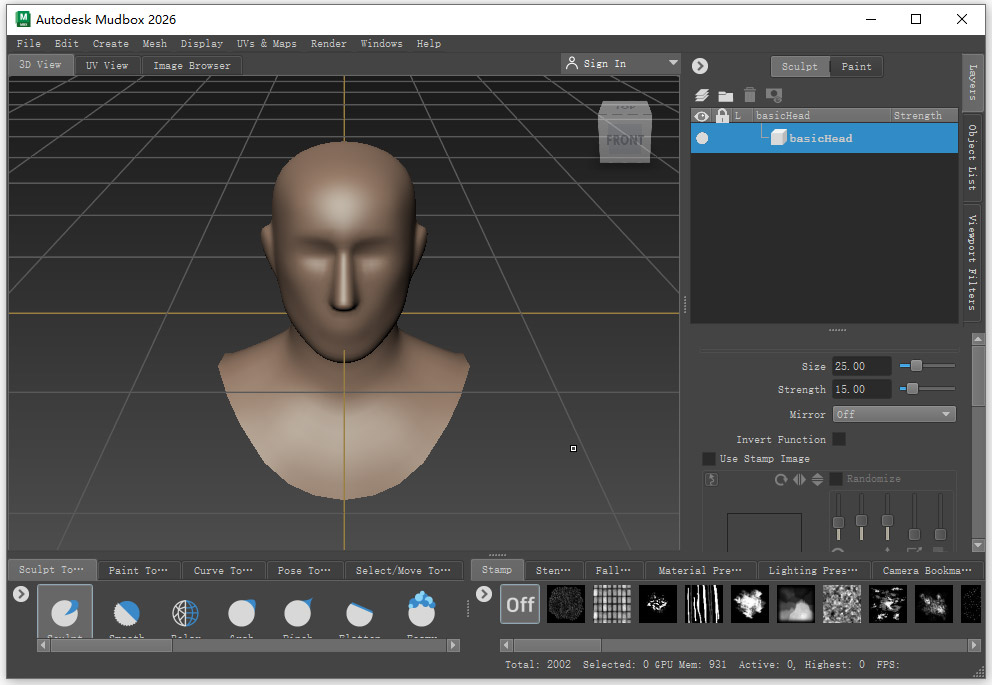Autodesk Mudbox 2026中文激活版截图0