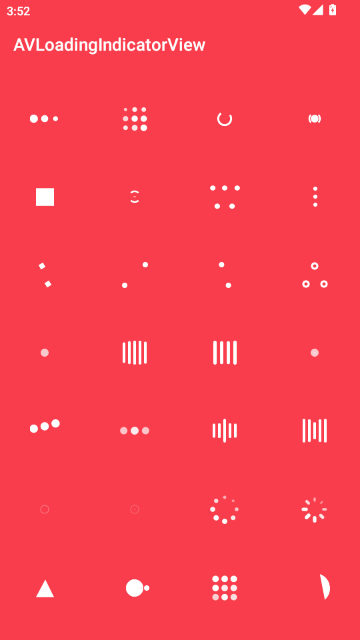 AVLoadingIndicatorView��׿���붯���ϼ���ͼ