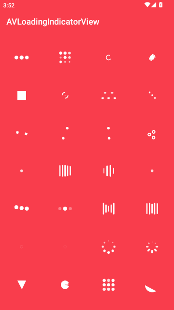 AVLoadingIndicatorView��׿���붯���ϼ���ͼ